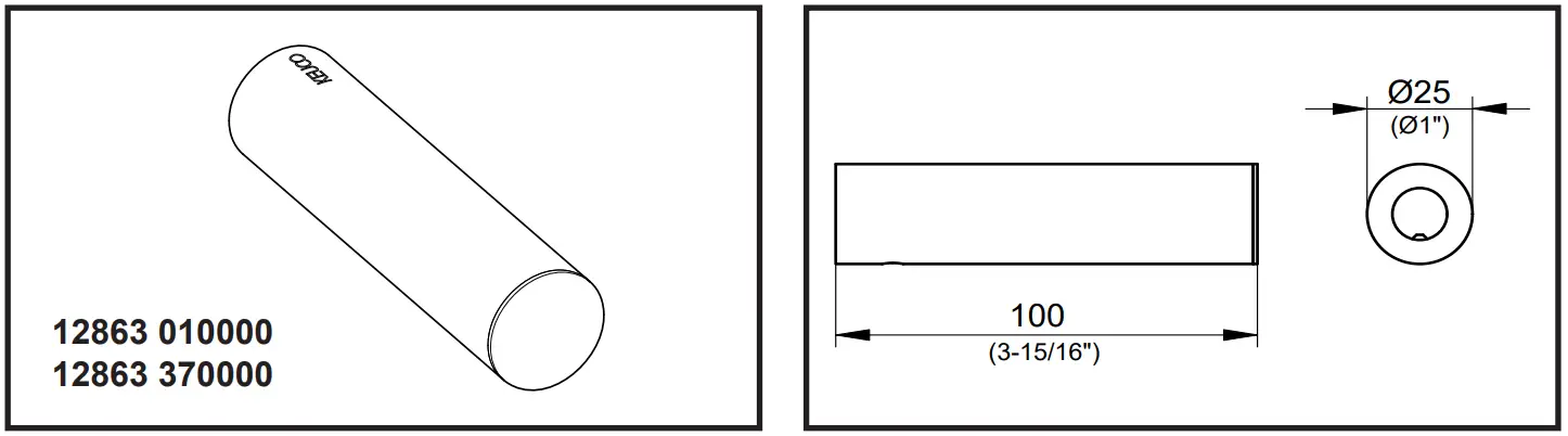 KEUCO REVA Towel Hook - fig 1
