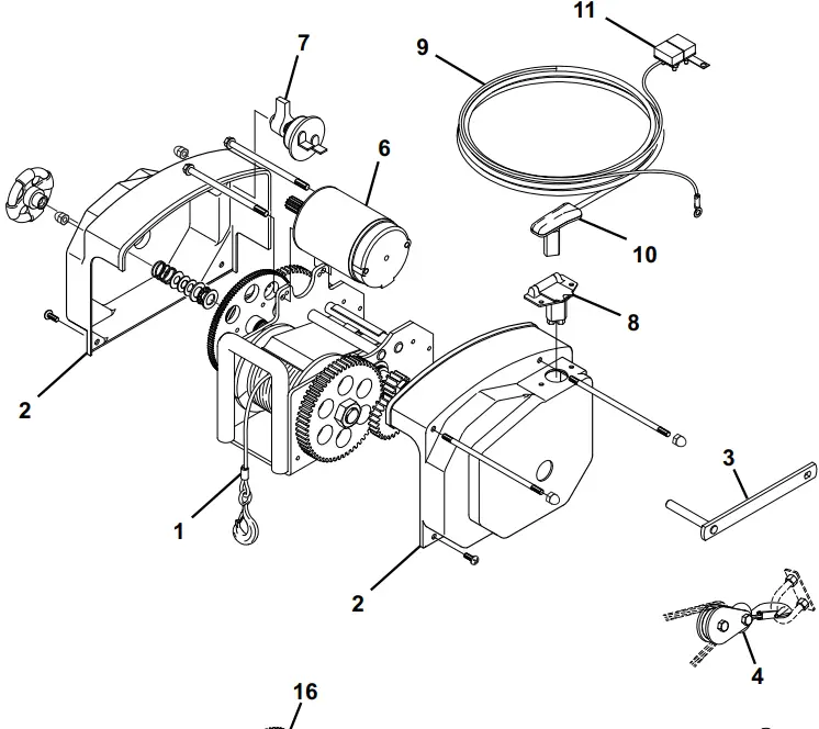 POWERWINCH 712 Boat Trailer Winch-fig10