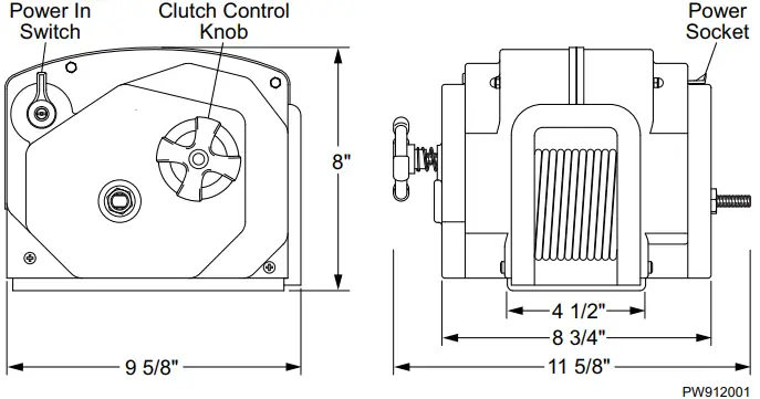 POWERWINCH 712 Boat Trailer Winch-fig3
