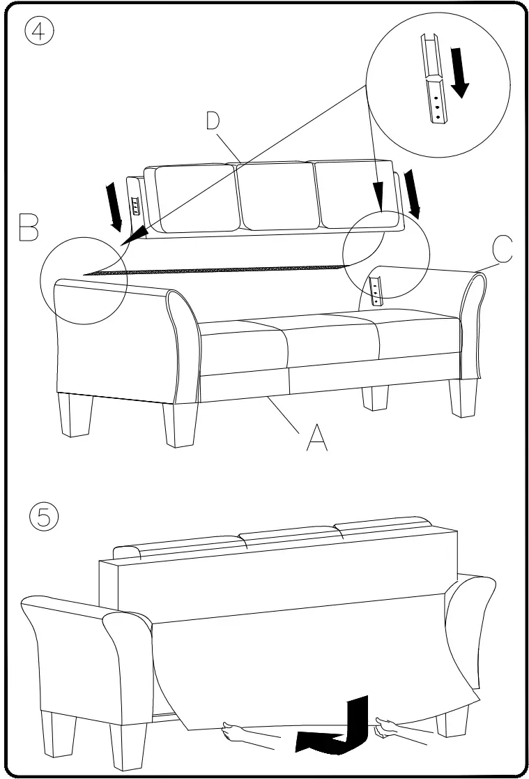 ASHLEY 6130438 Living Room Carten Sofa - fig 3