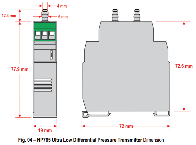 NOVUS NP785 Ultra Low Differential Pressure Transmitter - fig 1