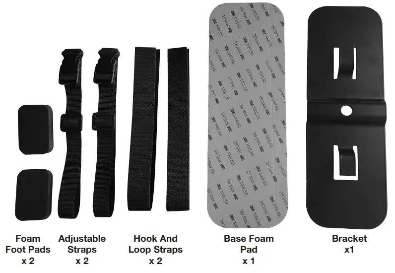 ALPINE AD-SPK1PRO Mounting Bracket - Box Contents