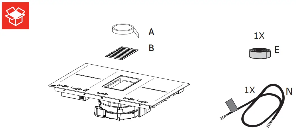 FRANKE FMY 839 HI 2.0 Mythos 2Gether Hob Extractor - fig 1