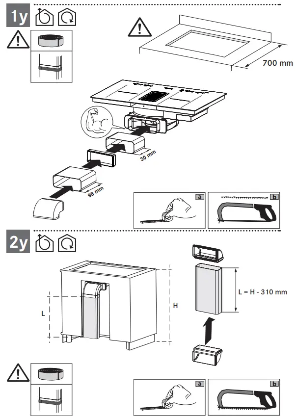 FRANKE FMY 839 HI 2.0 Mythos 2Gether Hob Extractor - fig 11