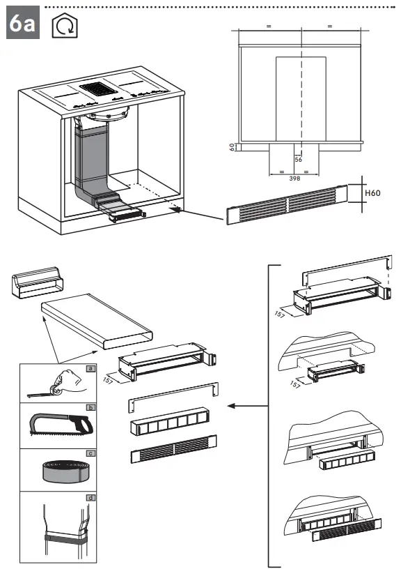 FRANKE FMY 839 HI 2.0 Mythos 2Gether Hob Extractor - fig 16