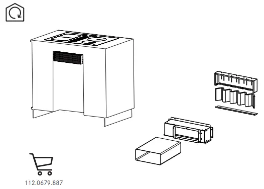 FRANKE FMY 839 HI 2.0 Mythos 2Gether Hob Extractor - fig 7