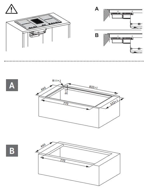 FRANKE FMY 839 HI 2.0 Mythos 2Gether Hob Extractor - fig 9