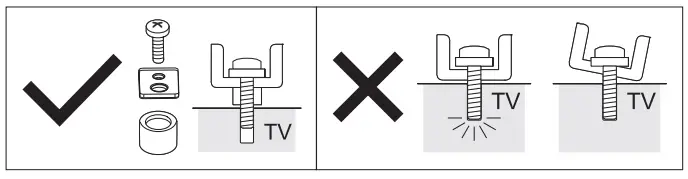 ATDEC AD WT 8060 Tilt Wall Mount - Brackets to the Display
