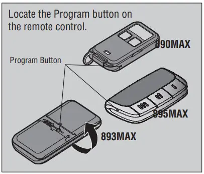 LiftMaster 890MAX 3-Button Remote Control - figure 5