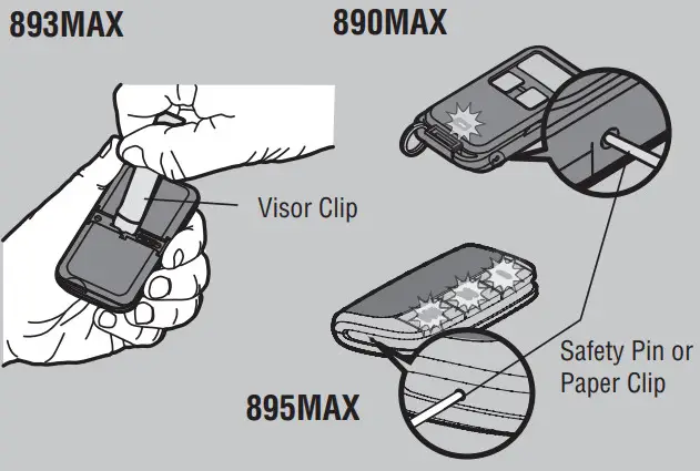 LiftMaster 890MAX 3-Button Remote Control - figure 6