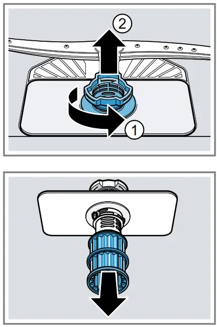 BOSCH SMD8TC800E Dishwasher - Cleaning filters