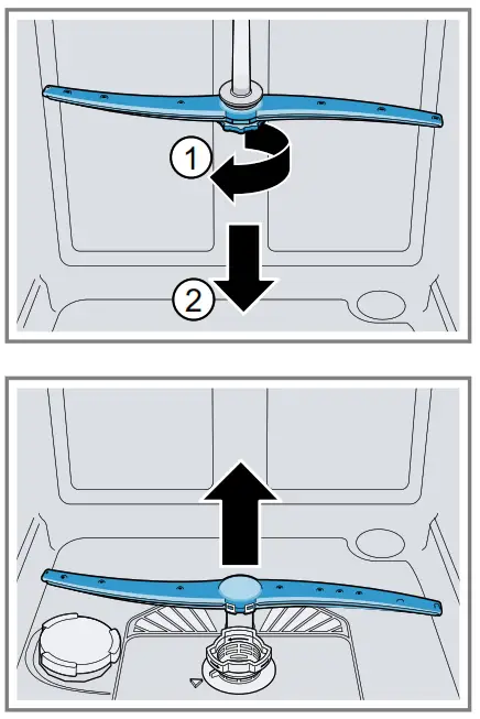 BOSCH SMD8TC800E Dishwasher - Cleaning filters1