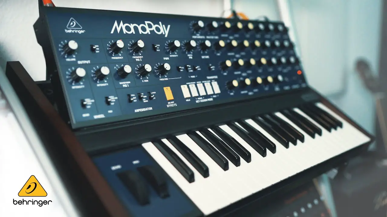 Behringer Monopoly - Analog 4-voice Polyphonic Synthesizer User Guide