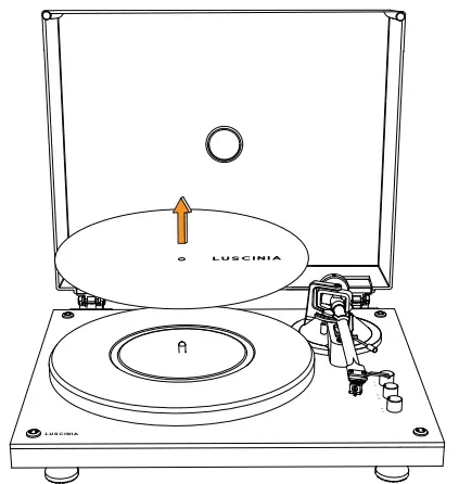 1byone LP11 Acrylic Sheet Modern Vinyl Turntable - Fig 21
