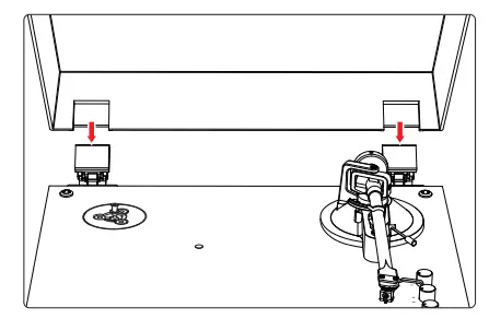 1byone LP11 Acrylic Sheet Modern Vinyl Turntable - Fig 3