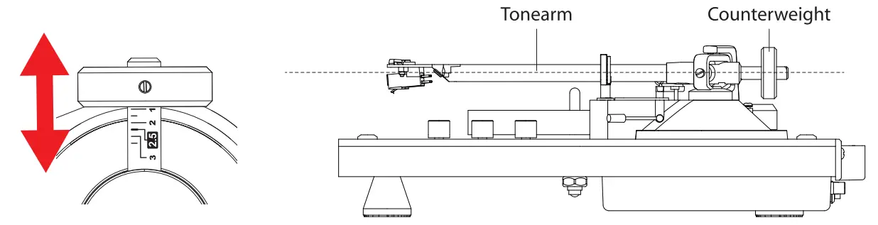 1byone LP11 Acrylic Sheet Modern Vinyl Turntable - Fig 9