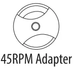 1byone LP11 Acrylic Sheet Modern Vinyl Turntable - symbol 2