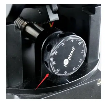 iOptron C70A Series CEM70 Center-balanced GoTo Equatorial Mount - Adjust1