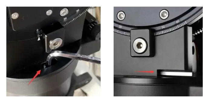 iOptron C70A Series CEM70 Center-balanced GoTo Equatorial Mount - Attach1