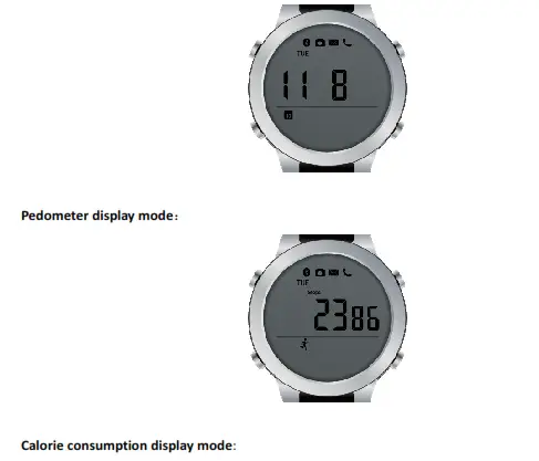 Cewaal F2 Smart Watch Bracelet - Alarm display mode