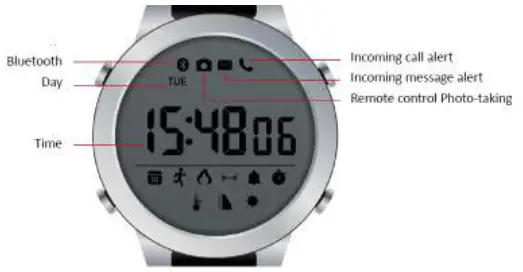 Cewaal F2 Smart Watch Bracelet - Functional