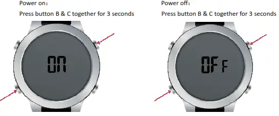 Cewaal F2 Smart Watch Bracelet - Power