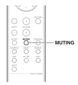 ONKYO A-9050, A-9030 Integrated Amplifier - Muting the Sound