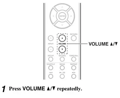 ONKYO A-9050, A-9030 Integrated Amplifier - Operating with the remote controller