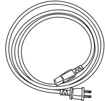 ONKYO A-9050, A-9030 Integrated Amplifier - Power cord