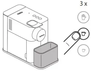 NESPRESSO 6421 Lattissima One Coffee Machine - First use 4