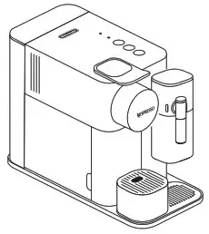 NESPRESSO 6421 Lattissima One Coffee Machine - Packaging Content 1