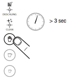 NESPRESSO 6421 Lattissima One Coffee Machine - Restoring quantity to default settings 2