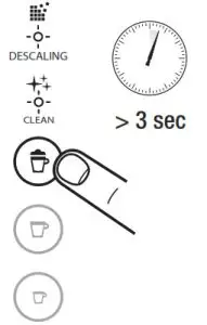 NESPRESSO 6421 Lattissima One Coffee Machine - Setting water hardness 4