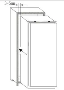 CANDY CFLO 3550 EK N Integrated Tall Fridge - FIG 11