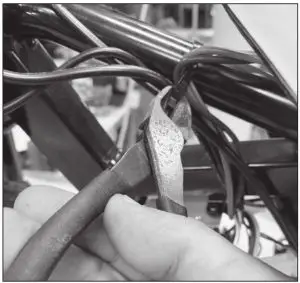 Razor MX125 Controller Module -- Cut the zip tie that holds