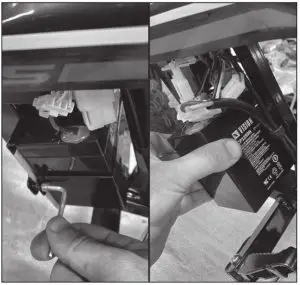 Razor MX125 Controller Module -- Using a 4 mm Allen wrench