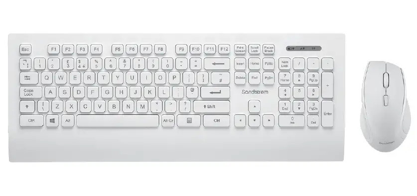 Sandstrom Sdeswlw19 Wireless Combo Keyboard And Mouse Set Instruction Manual
