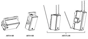 ART 945-A Art 9 Series Professional Active Speakers- CONFIGURATION