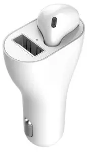 naxa NE-981 2-In-1 Bluetooth Earbud and Car Charger