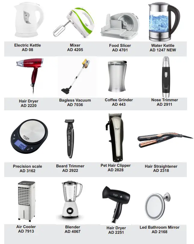 ADLER AD 6310 1300W Airfryer User Manual - Other Product