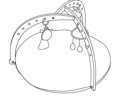 anko 43112388 Wooden Activity Gym