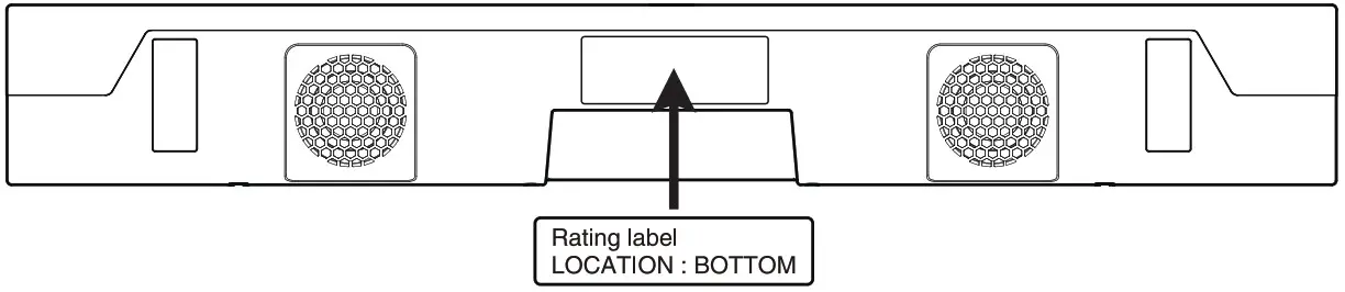 DENON DHT-S217 Dolby Atmos Sound Bar - Cautions on installation