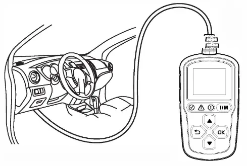 AUTEL DR2011 Smartphone Code Reader - male adapter 1
