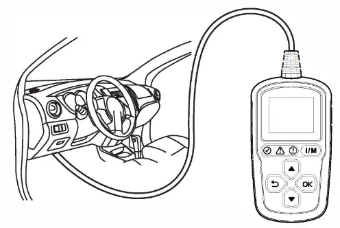 AUTEL DR2011 Smartphone Code Reader - male adapter
