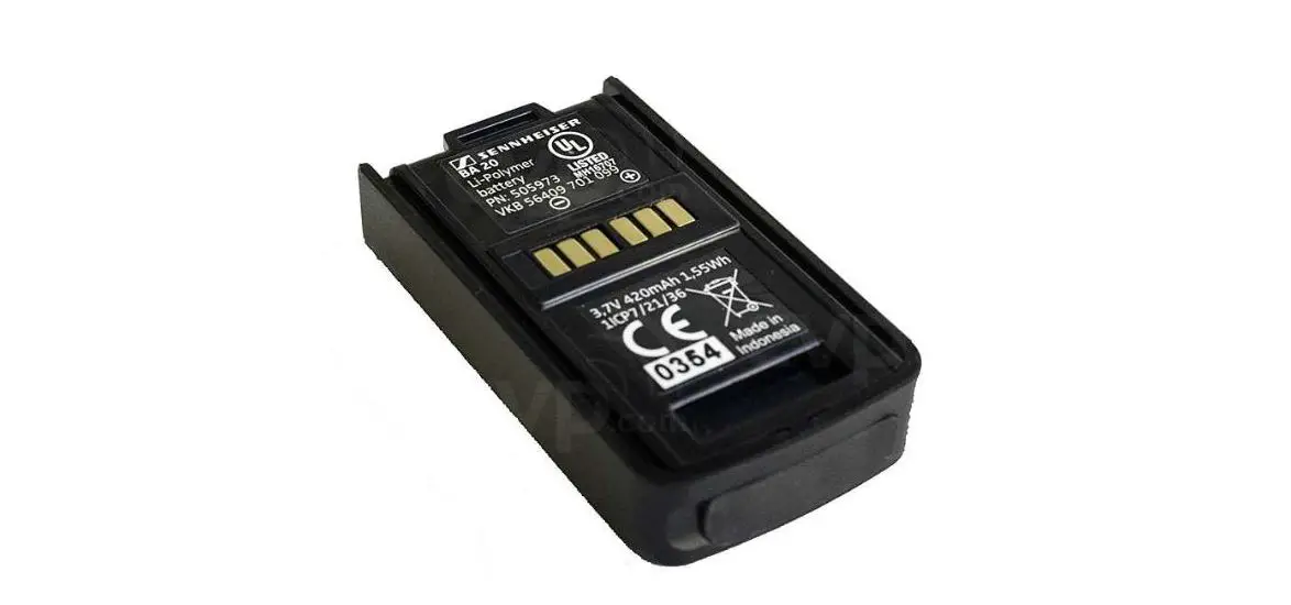 Sennheiser Ba 60 Rechargeable Li-ion Battery Instruction Manual