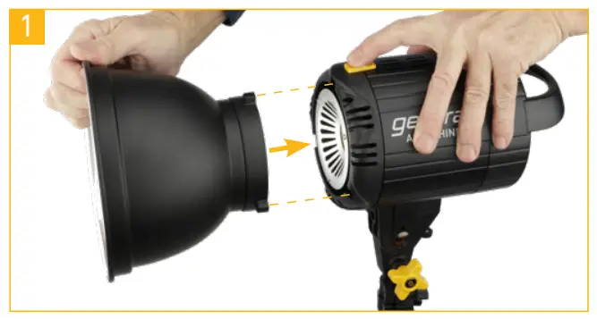 ATTACHING THE REFLECTOR