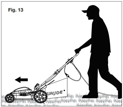 SNOWJOE MJ408E 20 Inch Electric Lawn Mower User Manual - Fig. 13