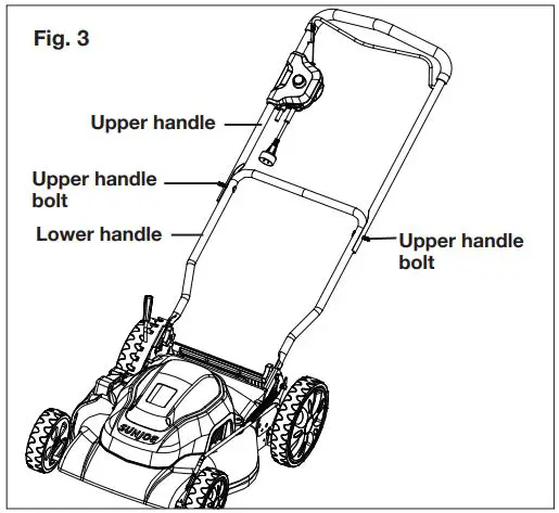 SNOWJOE MJ408E 20 Inch Electric Lawn Mower User Manual - Fig. 3