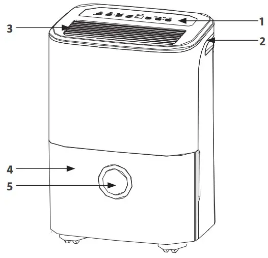 anslut 007017 Air Dehumidifier - 1