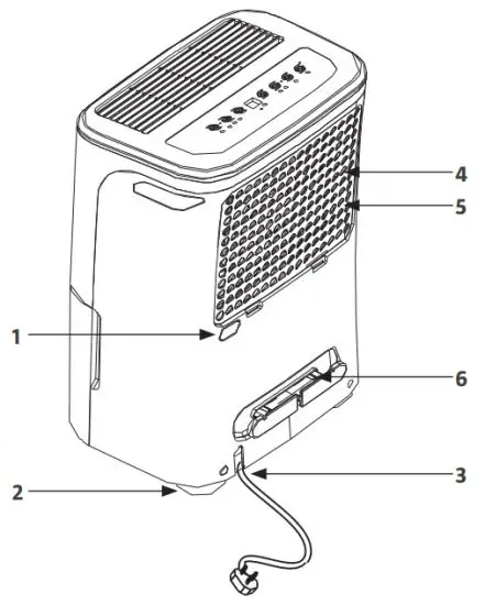 anslut 007017 Air Dehumidifier - 2